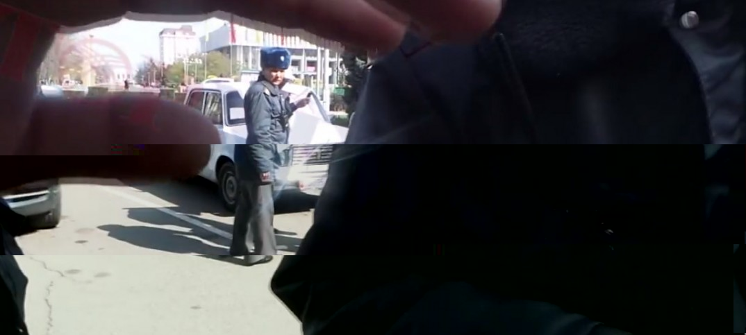 Видео: Милиция обозвала журналистку и помешала снимать срыв пикета