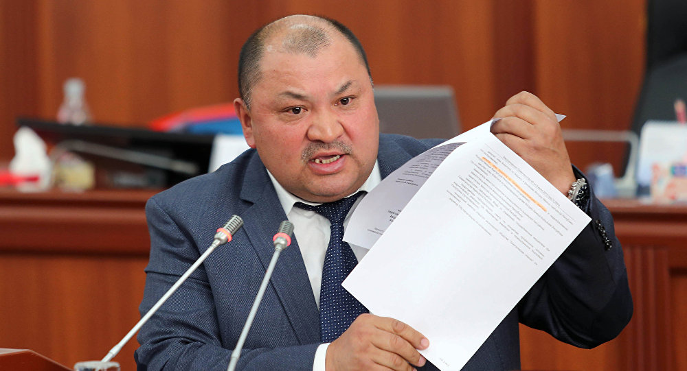 Депутат Кожобек Рыспаев подал иск к газете «Ачык саясат» на 1 млн сомов