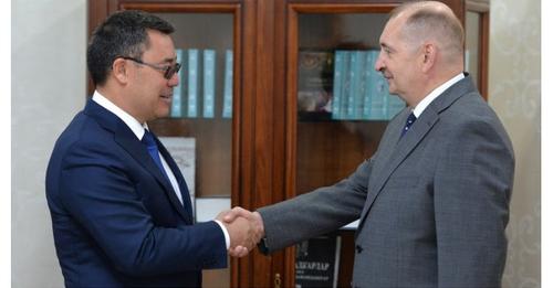 Садыр Жапаров и глава офиса ОБСЕ обсудили совместные проекты