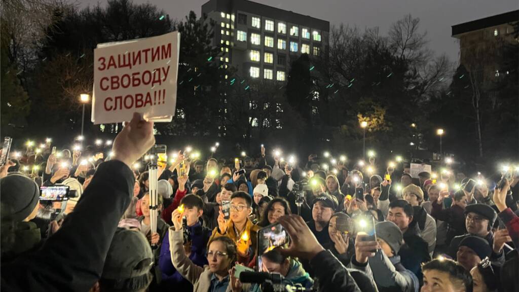 «Свобода слова в КР должна быть всегда, а не только на одной аллее в день смеха 1 апреля», — обращение к властям