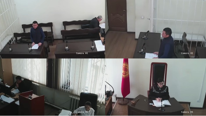 В Ленинском райсуде Бишкека провели первую онлайн-трансляцию судебного заседания